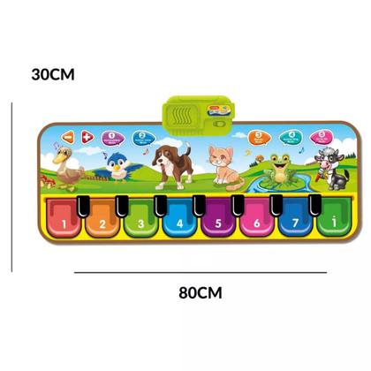 Imagem de Tapete de Atividades Piano Musical Interativo Educativo Bebê