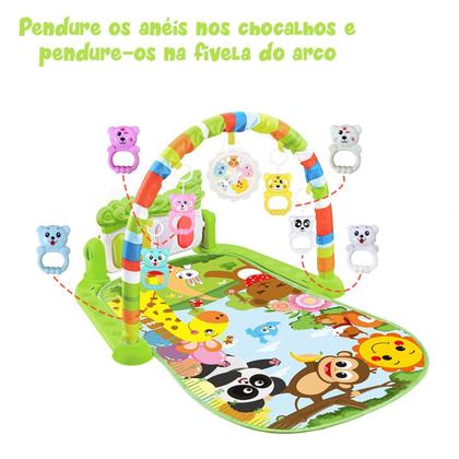 Imagem de Tapete De Atividades Sensorial Piano Musical Bebê Interativo Infantil Mobile