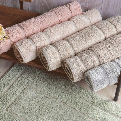 Imagem de Tapete de Banheiro 100% Algodão 50x80cm