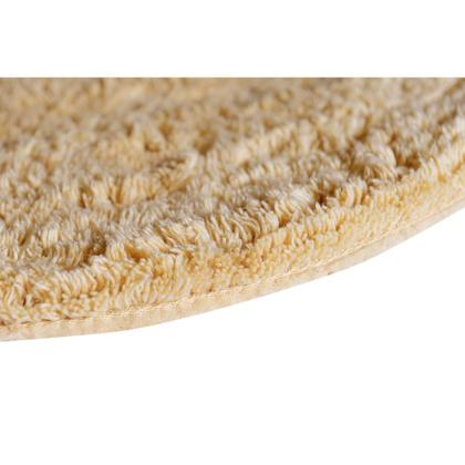 Imagem de Tapete De Banheiro Algodão Oval Vizapi Dahr Vz105Pp 40X60Cm Bege Avelã