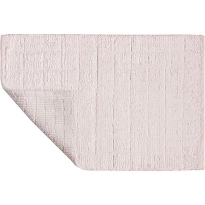 Imagem de Tapete De Banheiro Algodão Retangular Dupla Face Vizapi Orissa Dupla Face 50X70Cm Rosa Claro