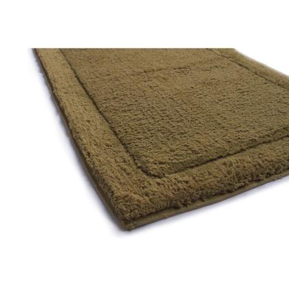 Imagem de Tapete De Banheiro Quarto Corredor Algodão Retangular Vizapi Kerala 60X90Cm Verde Oliva