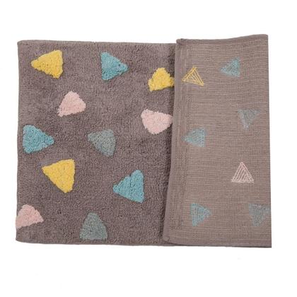 Imagem de Tapete de Banheiro Quarto Kids Infantil Bebe Algodão Retangular Vizapi Fun 50x80cm Multicolorido