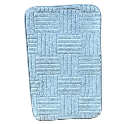 Imagem de Tapete de Banheiro Retangular Relevo Geométrico 60x40cm Sortida