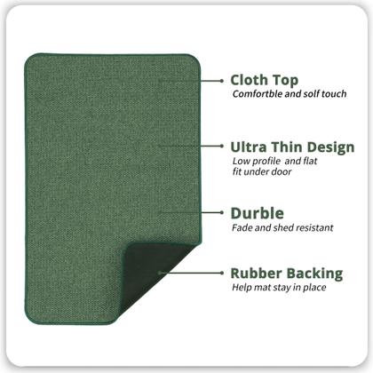 Imagem de Tapete de banho Bosap Ultra Thin Green 60x90cm Absorvente Quick Dry