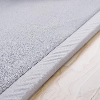 Imagem de Tapete de berçário Loartee Coral Velvet 200x300cm cinza para criança