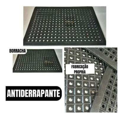 Imagem de Tapete De Borracha 100% Anti-derrapante Para Box De Banheiro Chuveiro Proteção