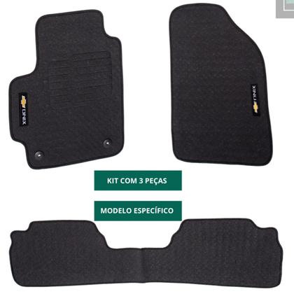 Imagem de Tapete De Carro Jogo Inteiriço 3p Onix Gm 2020 A 2023