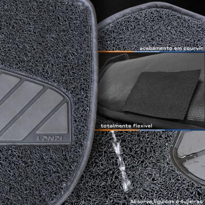 Imagem de Tapete de Carro Para Fiat Fastback 2022 23 2024 2025 Original lanzi capacho Automotivo sem odor lindo Cor Grafite