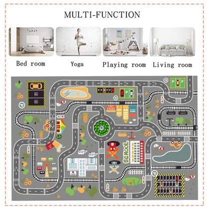 Imagem de Tapete de carro Play Mat GOJAGOT Educational Learn Road Traffic