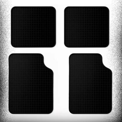 Imagem de Tapete De Carro Universal Antiderrapante 4 Peças Com Material Resistente e Lavável