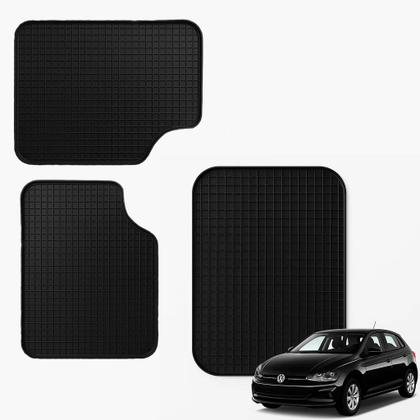 Imagem de Tapete De Carro Universal Antiderrapante 4 Peças Com Material Resistente e Lavável