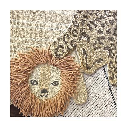 Imagem de Tapete de chão Crane Baby Safari Nursery and Toddler Lion 23x36cm