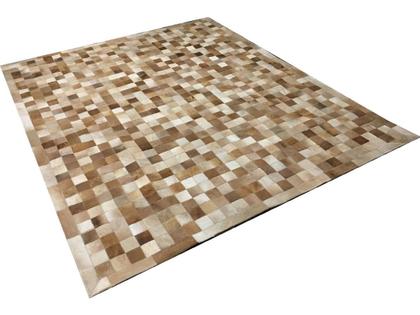 Imagem de Tapete De Couro Bege 2,00x2,50 Com Bordas