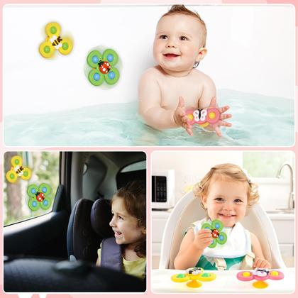 Imagem de Tapete de Ginástica Infantil Joryuek com Chocalhos e Espelho - Rosa Claro