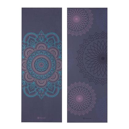 Imagem de Tapete de ioga Gaiam Premium Print reversível extra grosso de 6 mm