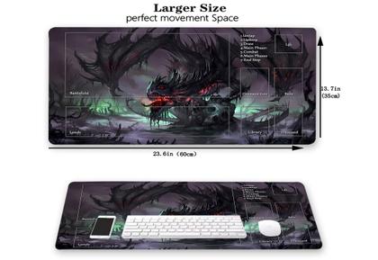 Imagem de Tapete de jogo MTG Playmat STORKY para MTG TCG com bolsa de armazenamento