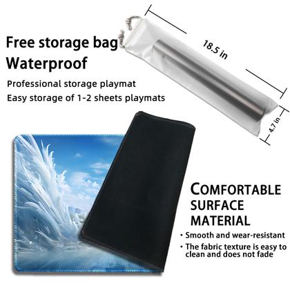 Imagem de Tapete de jogo TCG compatível com Playmat 60x35cm com sacos de armazenamento DS05