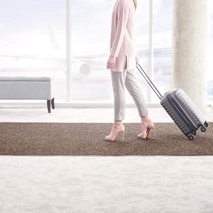 Imagem de Tapete de piso Consolidated Plastics Brush Dry Interno/Outdoor Brown