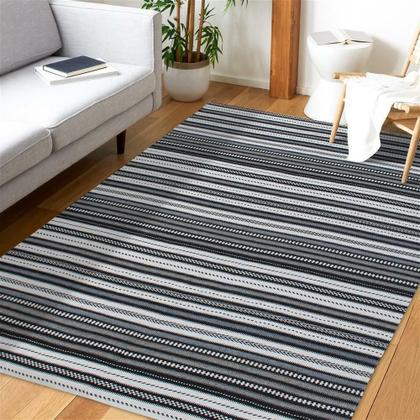 Imagem de Tapete De Sala Antiderrapante Verona 1,32 X 2,00 Preto