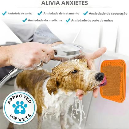 Imagem de Tapete de Silicone para Alimentação Lenta de Cães - Placa Anti-Engasgo