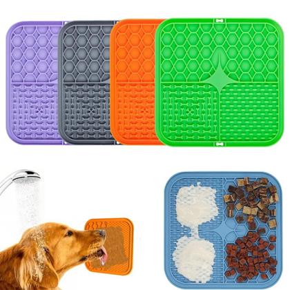 Imagem de Tapete de Silicone para Alimentação Lenta de Cães - Placa Anti-Engasgo