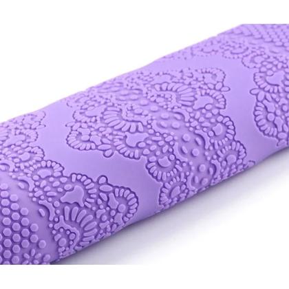 Imagem de Tapete De Silicone Para Decoração De Bolos De Casamento, Molde De Fondant Com Padrão Floral, Tapete