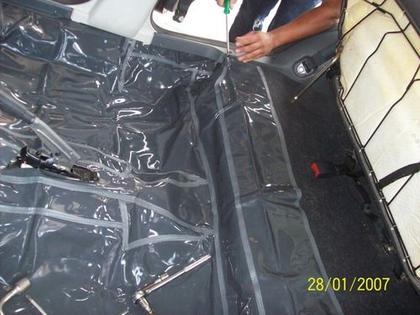 Imagem de Tapete De Verniz Liso Para Espacefox Grafite