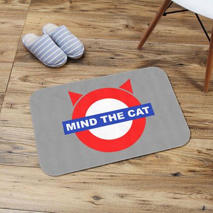 Imagem de Tapete Decorativo Mind The Cat metrô de Londres