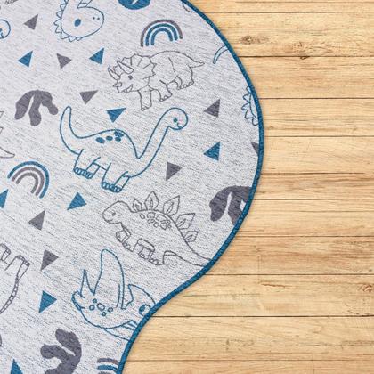 Imagem de Tapete Dinossauros Frisson Plus Infantil São João