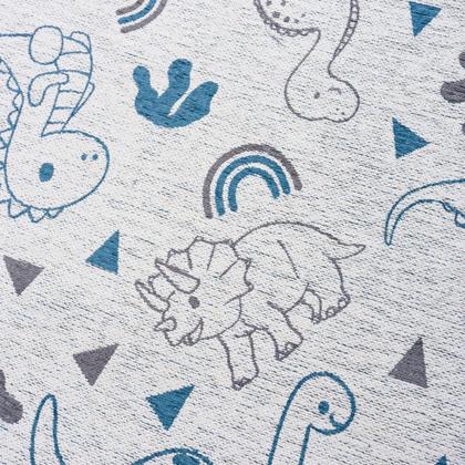 Imagem de Tapete Dinossauros Frisson Plus Infantil São João