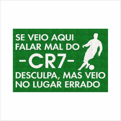 Imagem de Tapete divertido se veio falar mal do cr7, tapetes divertidos e tematicos.