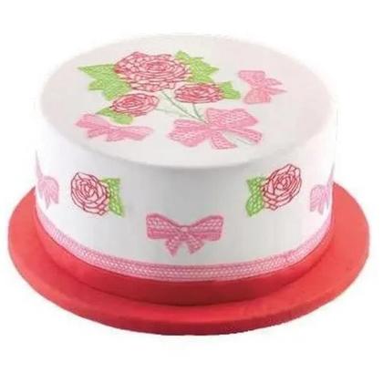 Imagem de Tapete em Silicone para Decoração Bolo Doce Laço Silikomart