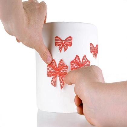 Imagem de Tapete em Silicone para Decoração Bolo Doce Laço Silikomart