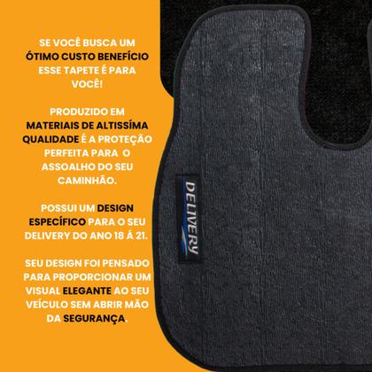 Imagem de Tapete Emborrachado Caminhão Delivery Volkswagen 2018 A 2021