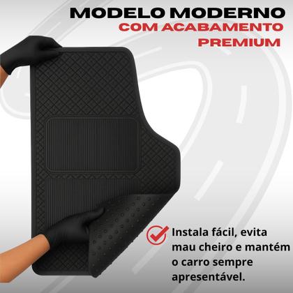 Imagem de Tapete Emborrachado Chevrolet Gm Durável Macio Lavável
