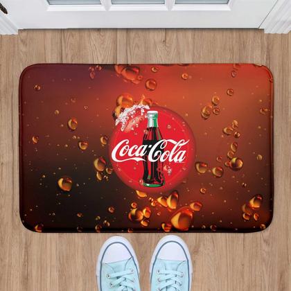 Imagem de Tapete Emborrachado De Porta Coca-Cola