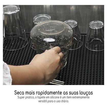 Imagem de Tapete Escorredor Louça Utensilios Cozinha Para Copos Caneca - Uni_home