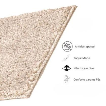 Imagem de Tapete Felpudo 150x200 Classic Super Macio Antiderrapante
