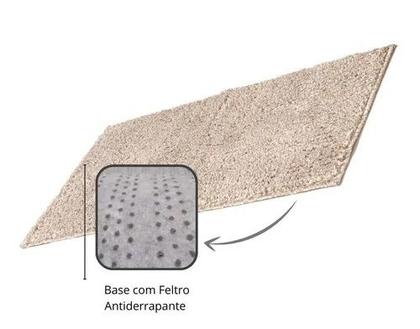 Imagem de Tapete Felpudo 150x200 Classic Super Macio Antiderrapante
