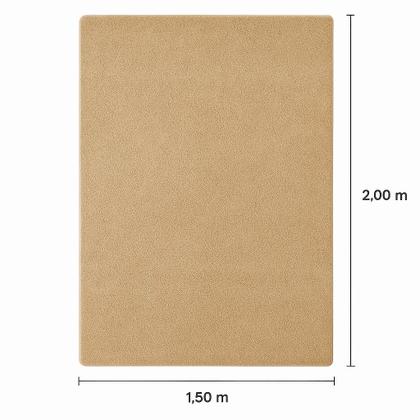 Imagem de Tapete Felpudo 150x200 Classic Super Macio Antiderrapante