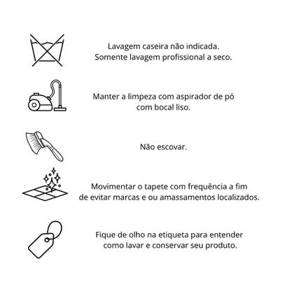 Imagem de Tapete Felpudo 150x200 Classic Super Macio Antiderrapante