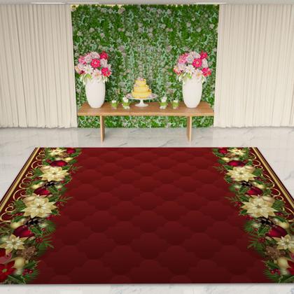 Imagem de Tapete Festa Em Lona Chão Natal 2,0 x 1,50m