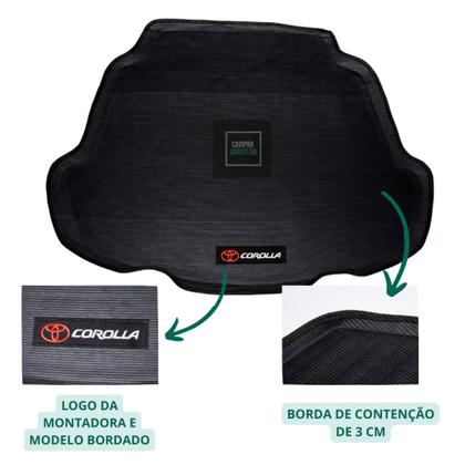 Imagem de Tapete Flexível Emborrachado Porta Malas Corolla 15 16 17 18