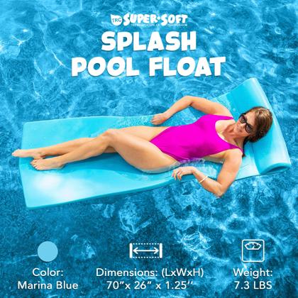 Imagem de Tapete flutuante para piscina TRC Recreation Splash Marina Blue