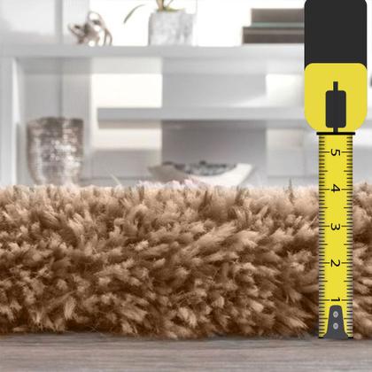 Imagem de Tapete Furry Bege Casa Dona 200x300