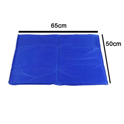 Imagem de Tapete Gelado Gato Cachorro Cao Pet Refrescante 50x65cm Animal de Estimaçao Macio Confortavel Colchonete Calor Temperatura Alta Verao Dia Quente