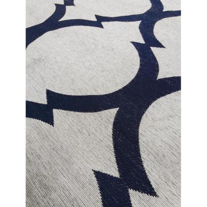 Imagem de Tapete Geometrico Arabesco Prata ul 300X500 Antiderrapante