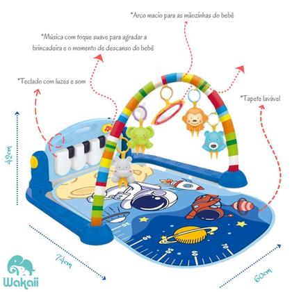 Imagem de Tapete Ginásio Musical interativo Infantil - Astronauta