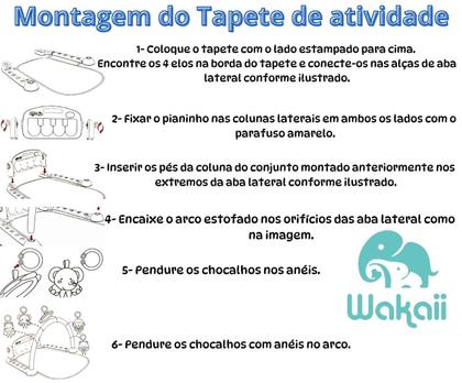 Imagem de Tapete Ginásio Musical interativo Infantil - Astronauta